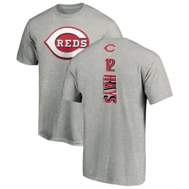 Ash Men's Austin Hays Cincinnati Reds Backer T-Shirt -