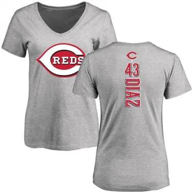Ash Women's Alexis Diaz Cincinnati Reds Backer Slim Fit T-Shirt -