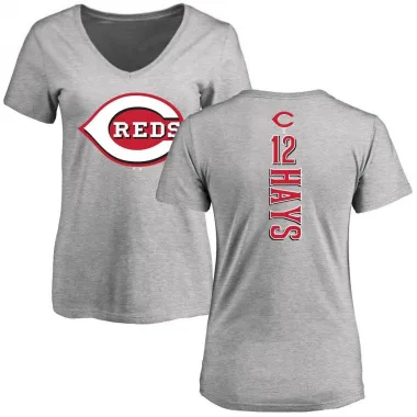 Ash Women's Austin Hays Cincinnati Reds Backer Slim Fit T-Shirt -
