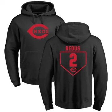 Black Men's Gary Redus Cincinnati Reds Branded RBI Pullover Hoodie -