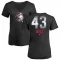 Black Women's Alexis Diaz Cincinnati Reds Midnight Mascot V-Neck T-Shirt -