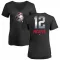 Black Women's Quincy Mcafee Cincinnati Reds Midnight Mascot V-Neck T-Shirt -