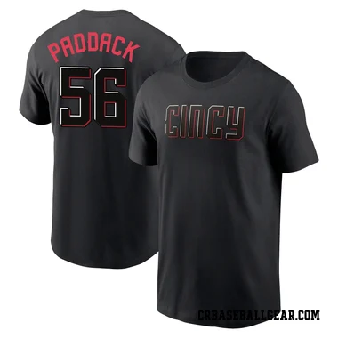 Black Youth Chris Paddack Cincinnati Reds 2023 City Connect T-Shirt