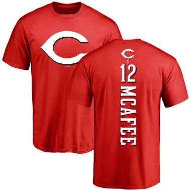 Red Men's Quincy Mcafee Cincinnati Reds Backer T-Shirt -