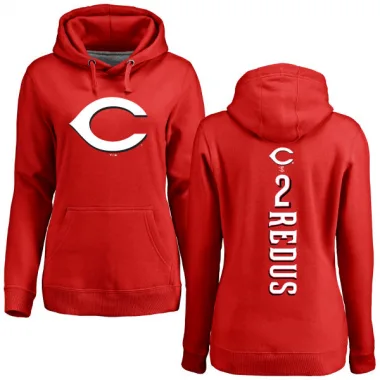 Red Women's Gary Redus Cincinnati Reds Backer Pullover Hoodie