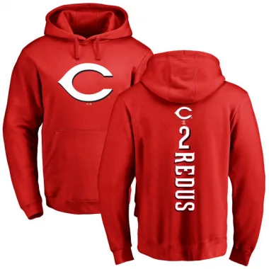 Red Youth Gary Redus Cincinnati Reds Backer Pullover Hoodie
