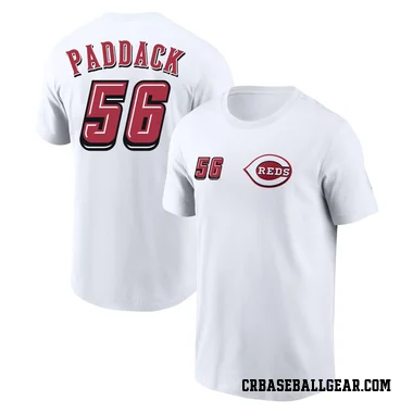White Youth Chris Paddack Cincinnati Reds 2025 Speedway Classic T-Shirt
